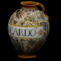 Apothecary vessel for blessed thistle water