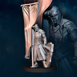 Armoured Wood Elf Banner | Wood Elves | Fantasy