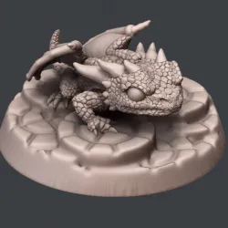 Baby Dragon Pose 1