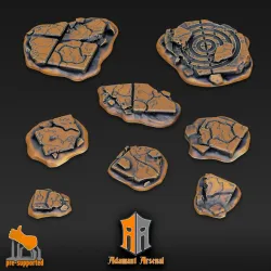 Basing Bits - Marble Tiles