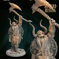 CHIEFTAINS - Jarl Rurik 54mm /Pre-supported/