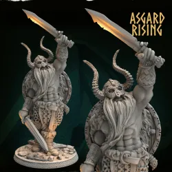 CHIEFTAINS - Jarl Rurik (ver. Alternative) 54mm /Pre-supported/