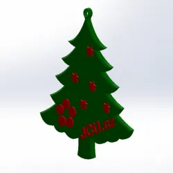Christmas tree decoration JCU.cz