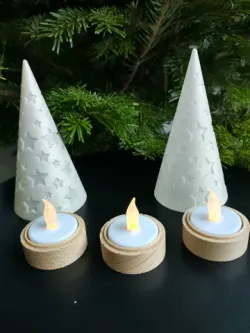 Christmas Tree tea light
