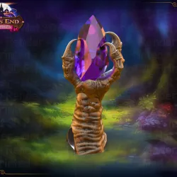 Claw of Fate Dice Tower - SUPPORT FREE!