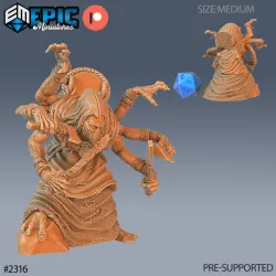 Corpse Collector Attacking / Grave Digger / Undead Cadaver Collector / Graveyard Encounter