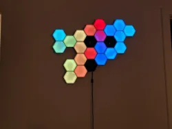 Customizable Hex Wall Lamp