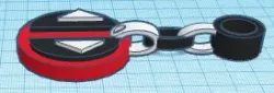 Deadpool keychain