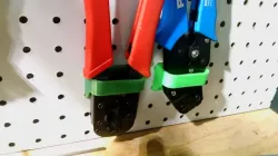 Deep Crimper Pegboard Holder - 25mm Deep 50mm Wide