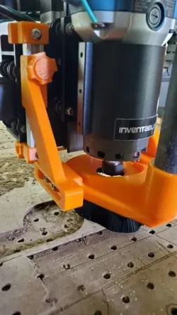Dust Collection Shoe for X-Carve Remix