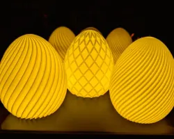 Easter Egg Tea Light Collection Three