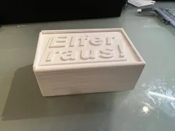 Elfer-Raus Box mit Schiebedeckel