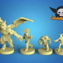 Equipo Demonios del palio 15mm