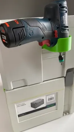 Festool Systainer Bosch 12V Akkuschrauber Halter - Bosch 12V cordless screwdriver holder