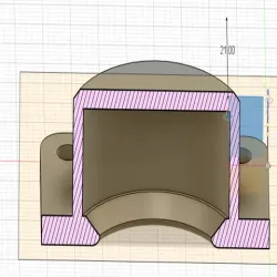 Flat recessed door opener