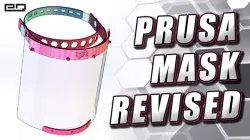 Folding Detent Head Strap Integrated - PRUSA Covid-19 / Coronavirus Face Shield