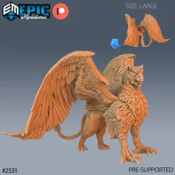 Griffin / Gryphon / Heavenly Flying Beast / Lion Eagle Hybrid / Angel Mount / Angelic Encounter