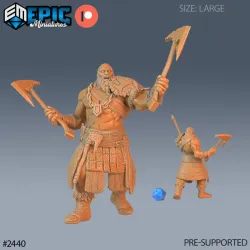 Half Frost Giant Axe / Wildling / Nordic Free Folk / Snow Encounter / Winter and Ice Lord