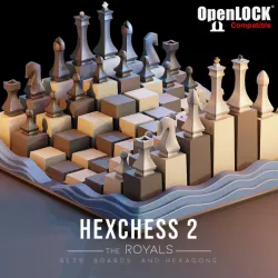 Hexchess 2 - 3D Ocean Board - Borders and Tiles