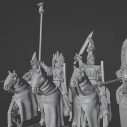High Elf Silver Helms