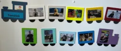 Instax wide train frame