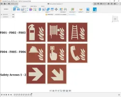 ISO 7010 Fire Symbol Collection