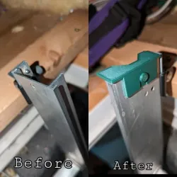 Ladder cap and pin