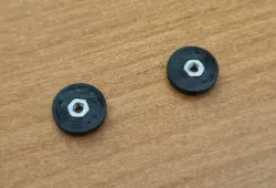 M2 washer with nut pocket