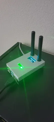 MMDVM HS Dual Hat Raspberry w/OLED Pi 4 Case