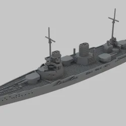 Moltke Class Battlecruiser WW1