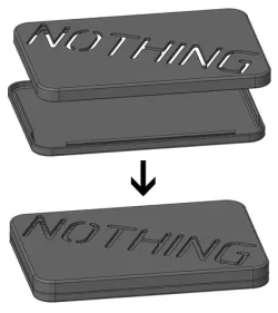 Nothing box | xmas gift | birthday | nichts box | case