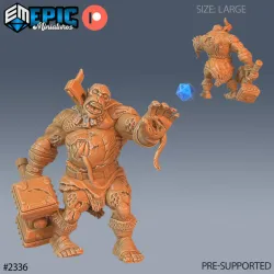 Ogre Zombie Hammer / Evil Troll / Undead Spawn / Male Cave Beast / Graveyard Encounter