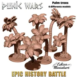 Palm trees - 15mm for Epic History Battle