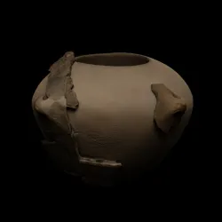 Pottery vase  from the Neolithic site of Gaban rock shelter (Trento, Italy)