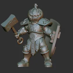 pumpkin knight