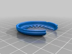 Radiator side panel clamp / flange