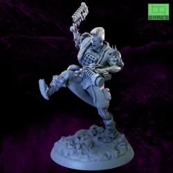 Raider Chief with axe and handgun