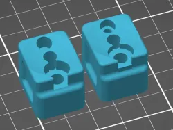 Replacement Voron 2.4 z_joint_upper to accommodate Chaotic Labs XY tensioner CNC parts
