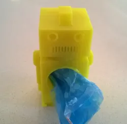 Robot Dog Poop Bag Holder