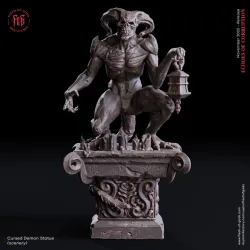 Scenery - Cursed Demon Statue