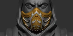Scorpion inspired mask
