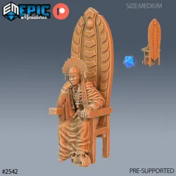 Shaman Chief Throne / African Tribe / Utopian Warrior / Human Wizard / Elementary Magician