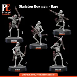 Skeleton Bowmen / Archers / Minions (pre-supported)