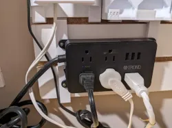 Slat Wall Mount for TROND Wall Mounted Power Strip