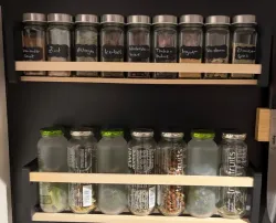Spice Rack (3D print + wood)