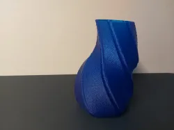 Spiral Heptagonal Vase