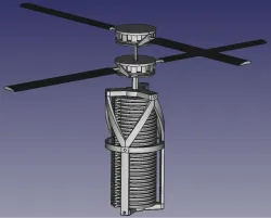 Spring Powered Coaxial Rotorcraft