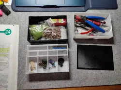 Stackable hobby organizer