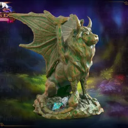 Statue of Orus Dice Tower - SUPPORT FREE!