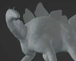 Stegosaurus stenops Statue Figurine